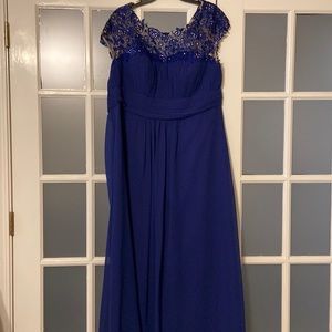 Blue formal dress